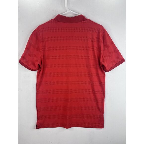 Nike Golf Zonal Cooling Polo Shirt Men's Sz Small Breathable Red Striped S/S‎ - Picture 6 of 9